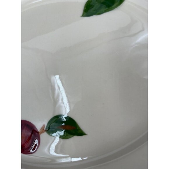 Franciscan Apple Earthenware Hand-Painted Ceramic Oval Serving Platter 14"x10" - Picture 3 of 9